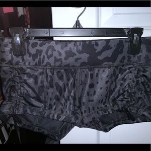 Lululemon animal print shorts